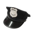 thumbnail image 4 of Sombrero de policía para niños perfecl novedad negro, 4 of 8