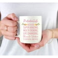 thumbnail image 3 of CTDream 11oz. Coffee Mug Gift for Women, Pedodontist Because Super Amazing Life Changing Miracle Worker Isn't an Official Job Title, Floral Flowers, 1-Pack, Birthday Christmas Gift Ideas for Her, 3 of 7