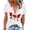White, variant on Women Canada National Pride T Shirt Maple Leaf Canadian Flag Round Neck Short Sleeve Tee Women National Day 1st July Patriotic Streetwear Women’s T-Shirt for Canada Day Celebration