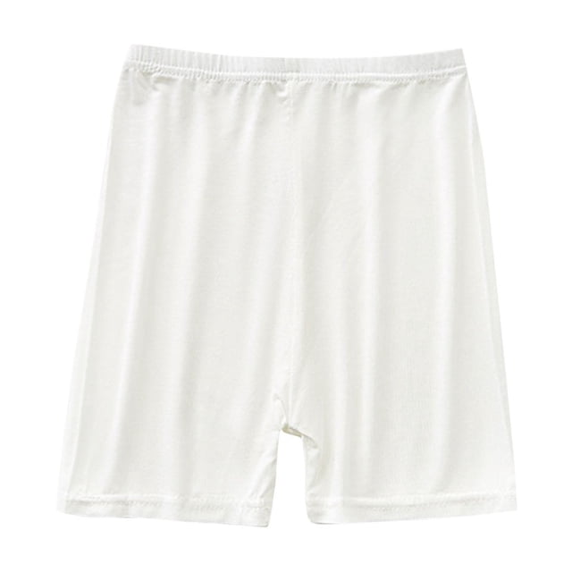 Plebaso Shorts Athlétiques pour Filles Taille Élastique sous Robe Shorts de Danse Enfants Shorts de Pyjama Confortables