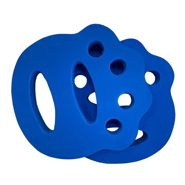 koolsoo 2 Pieces Water Exercise Discs Professional Swim Discs for Men Kids Beginners Blue