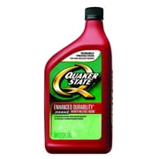 Quaker State Higher Mileage Engine with Slick 50 10W30 Motor Oil - 1 Quart Bottle, Pack of 6