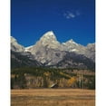 thumbnail image 3 of Leahy, Ike 15x18 Black Modern Framed Museum Art Print Titled - Cabin and Grand Teton, 3 of 5