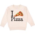 thumbnail image 2 of Inktastic I Heart Pizza Toddler Sweatshirt, 2 of 4