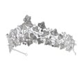 thumbnail image 1 of Diadema de cristal de de imitación AAA Tiara nupcial Yuyangstore tiara de cristal nupcial, 1 of 8
