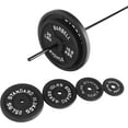 thumbnail image 3 of BalanceFrom Classic Cast Iron Weight Plates, 1 Inch, 25 Pound, Set of 4, 3 of 3