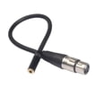 thumbnail image 3 of Conector de 3,5 mm a XLR Cable hembra a hembra Cable de audio profesional Micrófonos Altavoces Consolas de sonido Amplificador Inevent EL0156-00, 3 of 7