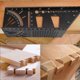 thumbnail image 3 of 3D Aluminum Alloy Carpenter Square, 90 to 45 Degree Professional Angle Ruler, Woodworking Measuring Ruler Suitable for Engineers Carpenters, 3 of 5