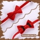 thumbnail image 3 of 2 uds collar de terciopelo para gato con cascabel y pajarita, collares para gatos separables ajustables, pajarita de seguridad para cachorros pequeños y gatitos, boda sólida, 3 of 5