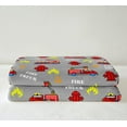 thumbnail image 5 of Kids Firefighter Car Fleece Throw Blanket for Bed Couch Sofa Firemen Engine Vehicle Sherpa Blanket Fire Truck Pattern Plush Blanket Boys Girls Room Decor Soft Lightweight Fuzzy BlanketBaby 30"x40", 5 of 6