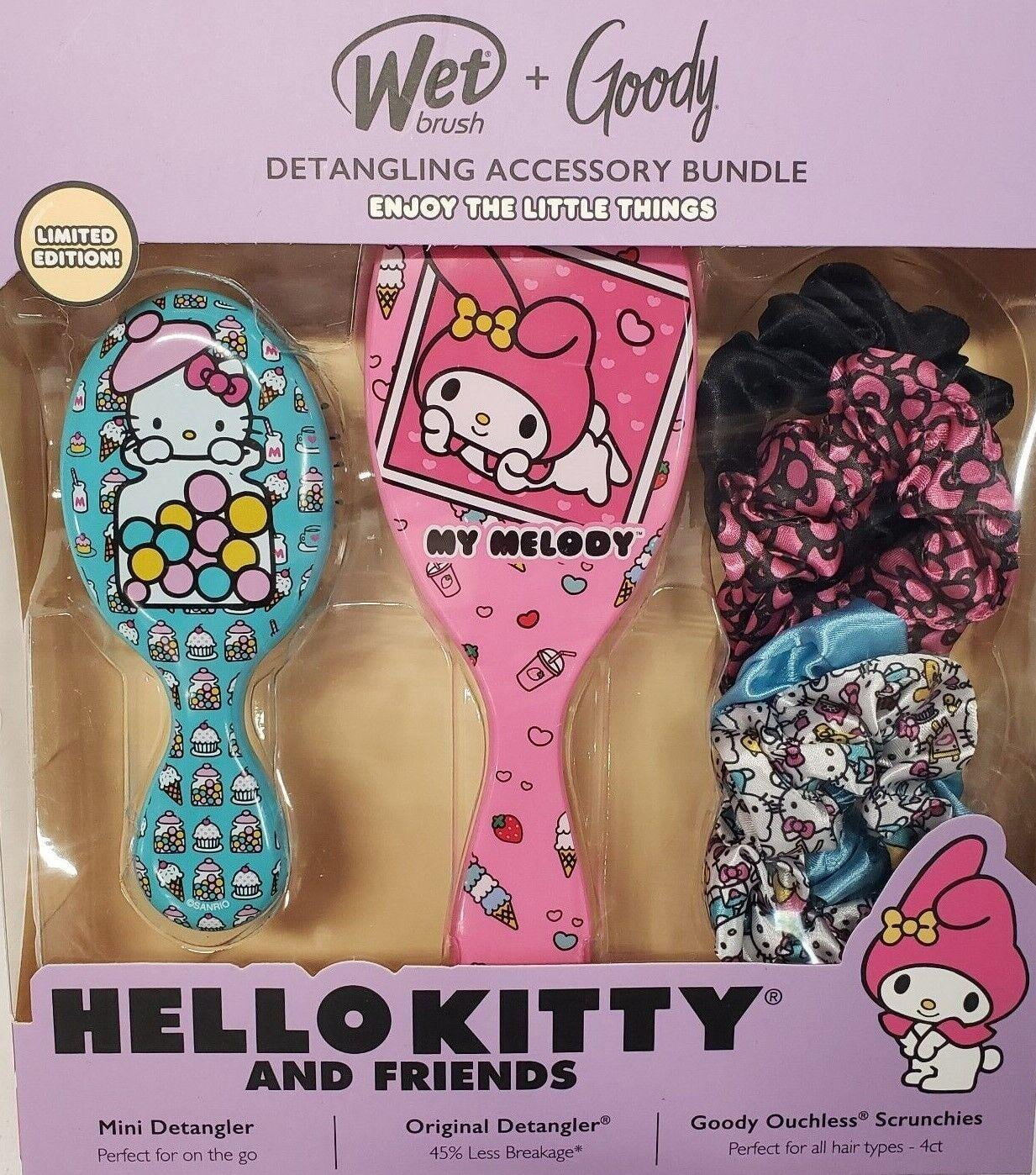 Hello Kitty-My Melody- Keroppi Frog Wet Brush Goody Detangling