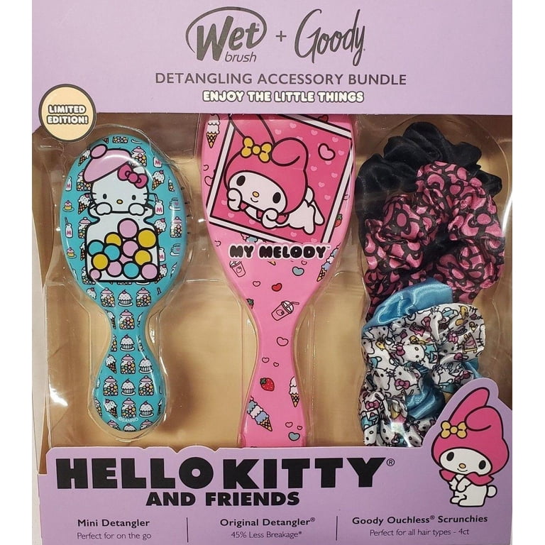 Hello Kitty-My Melody- Keroppi Frog Wet Brush Goody Detangling