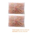 thumbnail image 3 of 2 Bags Small Rubber Bands Hair Elastic Rubber Bands Colorful Rubber Bands for Hair, 3 of 9