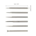 thumbnail image 2 of IFANLANDOR 12Pcs Woodworking Tool Silver Metal Carving Bits For Engraving Perfect For Woodcraft Projects, 2 of 8