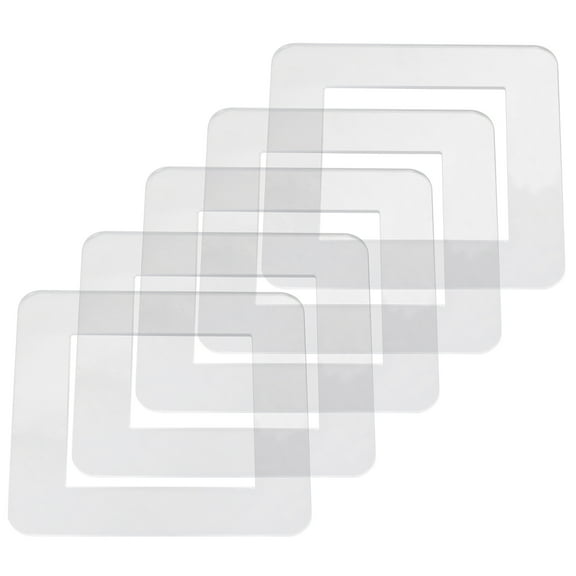 5 Pcs Switch Switch Surround Socket Covers for Outlets Plate Outlet Covers Acrylic Wall Decor