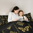 thumbnail image 5 of Feelyou Butterfly Teens Twin Comforter Sets, Damask Aztec Triangle Bedding Set, 2 Pieces, 5 of 8