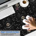 thumbnail image 2 of Long Mouse Pads for Desk,Black Gothic Sun Moon Star Pattern Desk Mats on Top Of Desks, Desk Mouse Pad Extra Large with 3mm Non-Slip Base and Stitched Edge for Gaming,Office,Work,Home 47.3"x23.6", 2 of 6