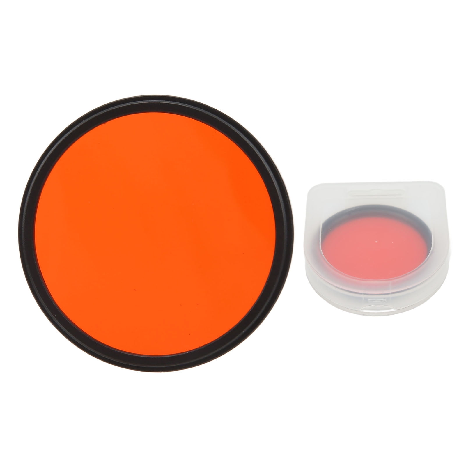 Filtre Rouge fileté pour Appareil Photo, Filtre d'objectif Entièrement Rouge étanche Résistant aux Rayures avec Boîte de Rangement pour la Photographie ( 67mm