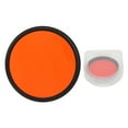 thumbnail image 2 of Full Color Lens Filter, 55mm Digital Camera Filter Waterproof Low Color Cast Low Reflection Optical Glass  For Landscape Shooting Orange, 2 of 8