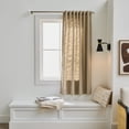 thumbnail image 2 of Better Homes & Gardens Textured Solid Chenille Light Filtering Single Curtain Panel, Beige, 50"W x 63"L, 2 of 9