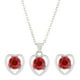 thumbnail image 3 of Fiudx Conjunto de Joyas de Amor, Elegante Collar y Pulsera de Cristal, Pendientes Impresionantes para Mujer, Ligeros y Cómodos de Llevar, Perfectos para Regalar En San Valentín, Una Opción Romántica., 3 of 5
