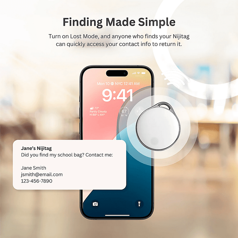 NIJITAG Smart Item Tracker with Fox case By LINKSTYLE — Unlimited