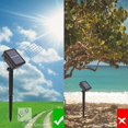 thumbnail image 5 of Outdoor Solar String Lights, 12M 100LED Waterproof Outdoor Solar String Lights 8 Patterns Waterproof Copper Wire Decoration for Home, Garden, Patio, P, 5 of 5