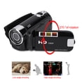 thumbnail image 2 of Cámara portátil 1080P DV Alta definición Full HD 2 ° Rotación 16X Videocámaras Digitales para videocámaras, para Picnic al Aire Libre, Camping, etc.(Negro, Enchufe de US) Unbranded YS00647-03, 2 of 9