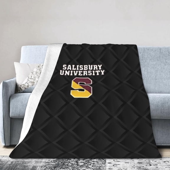 Salisbury- University Ultra-Soft Micro Fleece Blanket Soft Comfortable Flannel Blanket Available for Bed Couch Living Room
