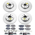 thumbnail image 2 of PowerStop Front and Rear Geomet Coated Brake Rotor and Pad Kit Fits: FIAT Select Models CRK6427, 2 of 5
