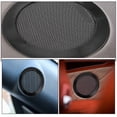 thumbnail image 4 of Car Audio Grille Trumpet Accessories Iron Plastic Black 16.20X16.20X0.50CM 2 Pcs, 4 of 6