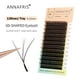 thumbnail image 1 of ANNAFRIS 6D W Extensión de pestañas Ventiladores de volumen prefabricados Natural Suave 6D W Forma Auto Bloom Bloom Pestañas postizas hola suerte unisex, 1 of 1