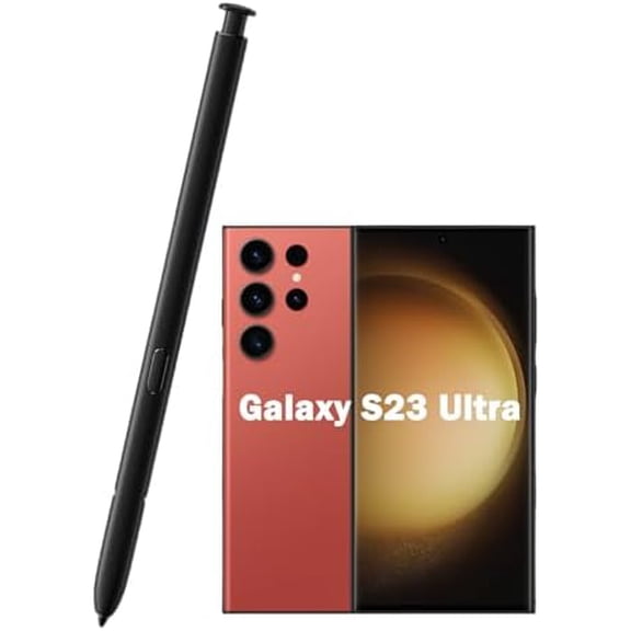 Black Replacement S‑Pen Stylus for Samsung Galaxy S23 Ultra, Touch Screen S‑Pen for Note‑Taking Drawing and Precise Screen Control