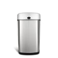 thumbnail image 3 of NINESTARS 13.2 Gallon Stainless Steel Hands Free Motion Sensor Trash Can, 3 of 4