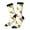 3 Black, variant on Leopard Print Print Adult Socks for Men & Women,Calf Socks, Ankle Socks,Boots Socks,Breathable Casual Sock,Unisex Crew Socks