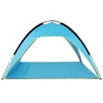 thumbnail image 4 of Lightweight Beach Tent Sun Shade Canopy Sun Shelter Camping Fishing Tent Blue, 4 of 7