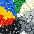 thumbnail image 2 of 335pcs DIY Building Blocks Figure Bricks Smooth 1x1 ColorFul Educational Creative Size Compatible all brand Toys for Children dark gray 335pcs, 2 of 6