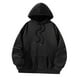 thumbnail image 2 of Sudadera con capucha con cordón Sudadera con capucha para adultos Causal Negro Cómodo Jersey Tops Con cordón S, 2 of 8