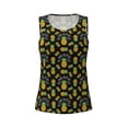 thumbnail image 4 of Haiem Pineapple Workout Tank Tops for Women, Athletic Sports Slim-Fit Tank Tops, Compression Sleeveless Dry Fit Shirts,Athletic Shirt-, 4 of 9