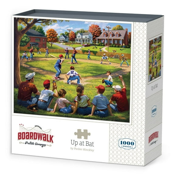 Up at Bat - 1000 Piece Boardwalk Jigsaw Puzzle