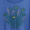 thumbnail image 3 of Instant Message - Spring - Lavender & Daisies - Women's Short Sleeve Graphic T-Shirt, 3 of 7