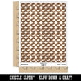 thumbnail image 2 of American Cocker Spaniel Dog Solid 200+ Round Stickers - Brown - Gloss Finish - 0.50" Size, 2 of 3