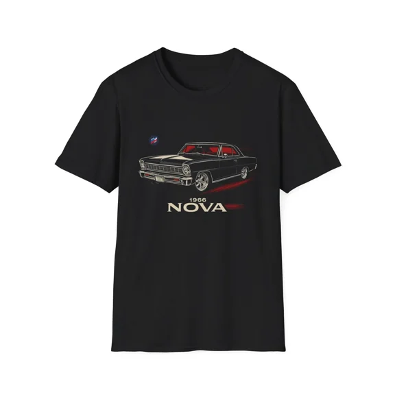 1966 Chevy Nova Shirt – Classic Muscle Car Graphic Tee for Car Lovers