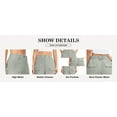 thumbnail image 6 of Asklazy Women High Waist Pockets overalls Shorts Summer Casual Shorts, 6 of 10