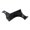 Black, variant on Beard Shaping Styling Template,Plastic Beard Guide Tool,Reusable Beard Stencil,Portable Grooming Accessory,Men Shaping Helper(Black)