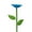 Blue/C, variant on Ceramic Bee Watering Station for Garden, Bee Blossoms for Water Ceramic, Mini Rain Catcher Bird Baths On Stakes, Colorful Flower Pollinator Waterer Feeder Bowl