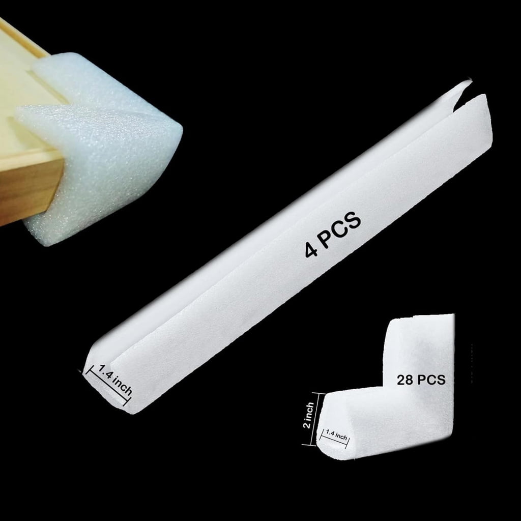 Milue Edges Foam Protections Corner for Frame Mirror,Packing Foam Corner Protectors