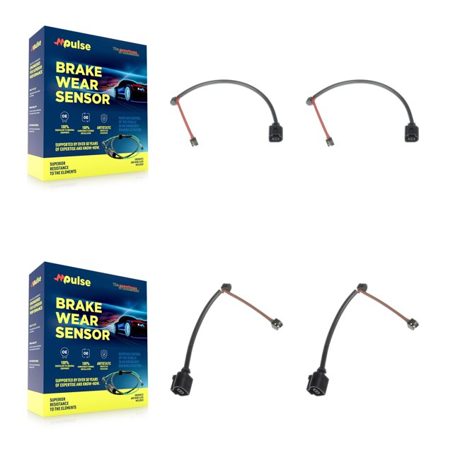 Mpulse Front Rear Disc Brake Pads Wear Sensor (4 Pack) for Car Porsche 911 Boxster KSE-100154