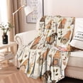 thumbnail image 2 of Fall Gnomes with Autumn Leaves Pattern Round Blanket,Comfortable Soft Flannel Throw Blanket,All Season,Warm Lightweight Blankets for Sofa Bed Couch Living Room Chair 47"x47", 2 of 5
