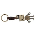 thumbnail image 2 of Robot Keychain Hand-Woven Key Holder, Fine Workmanship Key Chain, Keys Ring Gift For Your Family, Friends, Kids In Birthday, Christmas, 2 of 8